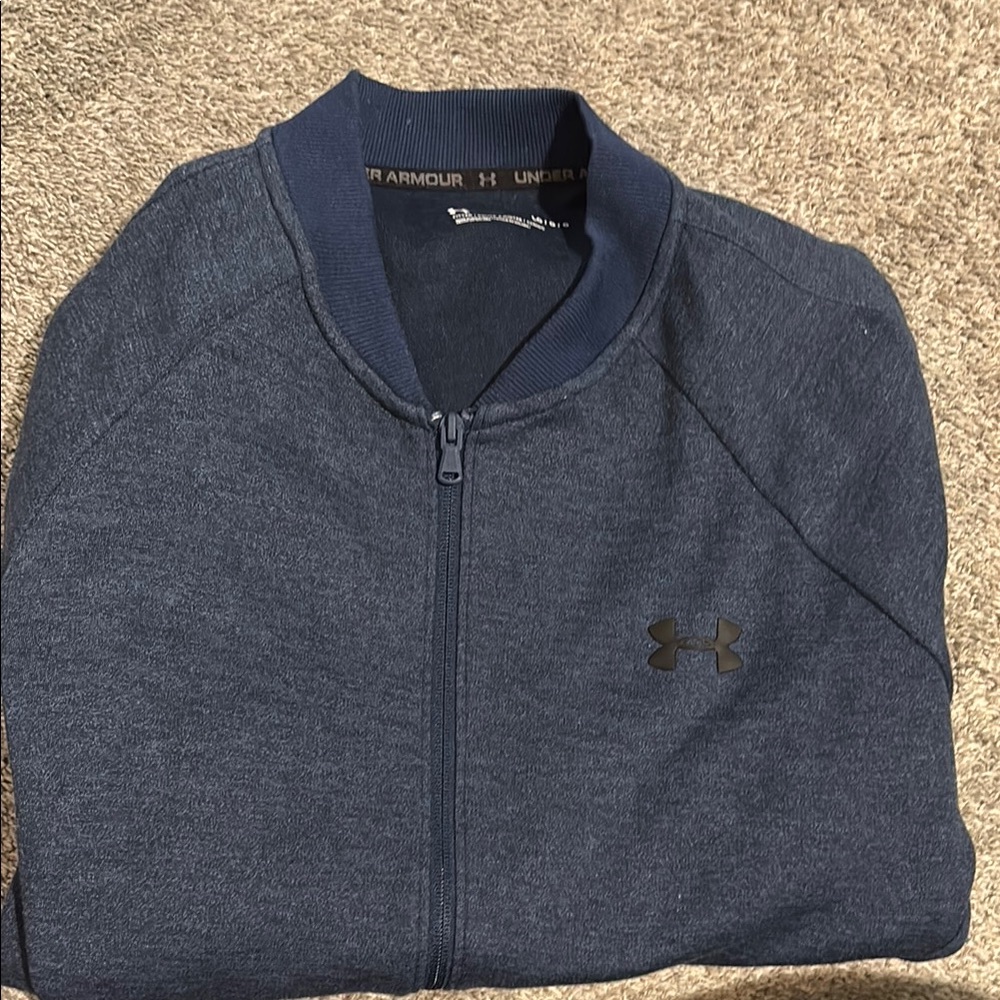 Under Armour Navy Blue Zip-Up Jacket